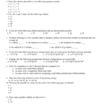 Quantum Numbers Worksheet Also Quantum Numbers Practice Worksheet