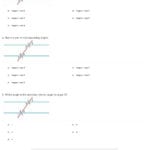 Quiz  Worksheet  Angles Formeda Transversal  Study For 3 2 Angles And Parallel Lines Worksheet Answers
