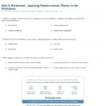 Quiz  Worksheet  Applying Reinforcement Theory To The Workplace With Regard To Getting Paid Reinforcement Worksheet Answers