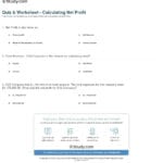 Quiz  Worksheet  Calculating Net Profit  Study Also Calculating Gross Pay Worksheet