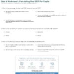 Quiz  Worksheet  Calculating Real Gdp Per Capita  Study Intended For Calculating Gdp Worksheet