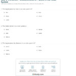 Quiz  Worksheet  Characteristics Of Planets In Our Solar System For Solar System Reading Comprehension Worksheets
