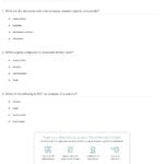 Quiz  Worksheet  Complex Organic Compounds  Study With Biology 2 3 Carbon Compounds Worksheet Answers