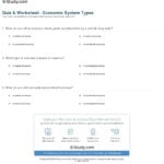 Quiz  Worksheet  Economic System Types  Study With Regard To Economics Worksheet Answers