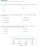 Quiz  Worksheet  Exchange Rates  Currency Conversion  Study Along With Simple Interest Word Problems Worksheet