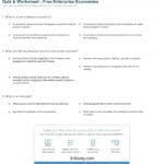 Quiz  Worksheet  Free Enterprise Economies  Study With Chapter 3 American Free Enterprise Worksheet Answers