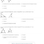 Quiz  Worksheet  Identifying Similar Triangles  Study Along With Identifying Triangles Worksheet