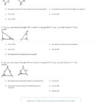 Quiz  Worksheet  Identifying Similar Triangles  Study In Congruence And Similarity Worksheet With Answers