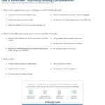 Quiz  Worksheet  Improving Reading Comprehension  Study With Read Theory Worksheets