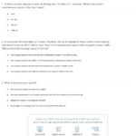 Quiz  Worksheet  Instantaneous Speed  Study For Average Speed Worksheet Answers