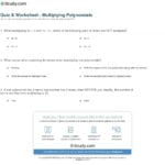 Quiz  Worksheet  Multiplying Polynomials  Study Within Multiplying Polynomials Worksheet Answers