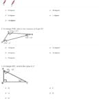 Quiz  Worksheet  Practice Problems With Angles And Triangles For Angles In A Triangle Worksheet
