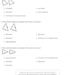Quiz  Worksheet  Sas Asa  Sss Triangle Congruence Postulates And Asa And Aas Congruence Worksheet Answers