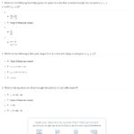 Quiz  Worksheet  Slopes  Points To Find Line Equations  Study Throughout Finding The Equation Of A Line Worksheet