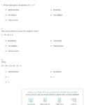Quiz  Worksheet  Solving Equations With Infinite Or No Solutions And Solving Equations With Variables On Both Sides Worksheet Answer Key