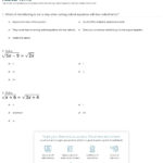 Quiz  Worksheet  Solving Radical Equations With Two Radical Terms Inside Solving Radical Equations Worksheet Answers