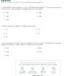 Quiz  Worksheet  Solving Word Problems With Linear Equations Throughout Linear Equations Worksheet With Answers