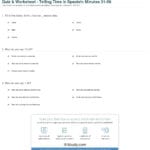 Quiz  Worksheet  Telling Time In Spanish Minutes 3159  Study Inside Spanish Worksheets For High School