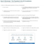 Quiz  Worksheet  The Preamble To The Us Constitution  Study Also The Us Constitution Worksheet Answers