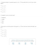 Quiz  Worksheet  Transformations Of Quadratic Functions  Study With Regard To Quadratic Functions Worksheet Answers