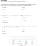 Quiz  Worksheet  Web Page Design  Programming Languages  Study For Coding Worksheets Middle School