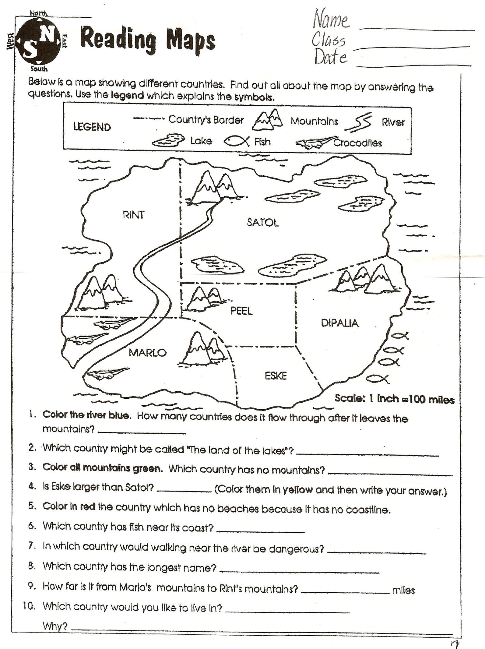 Reading A Map Worksheet Division Worksheets Georgia Child Support For Reading A Map Worksheet Pdf