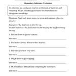 Reading Worksheets  Inference Worksheets As Well As Observation And Inference Worksheet