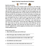 Reading Worksheets  Third Grade Reading Worksheets Within 3Rd Grade Reading Comprehension Worksheets