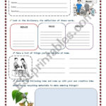 Reduce Reuse And Recycle  Esl Worksheetsonyta04 And Recycling Worksheets For Elementary Students