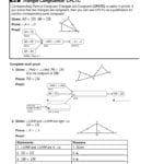 Reteach Triangle Congruence Regarding Geometry Cpctc Worksheet Answers Key