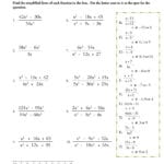 Rf 2 Simplifying Rational Functions  Mathops Throughout Rational Functions Worksheet