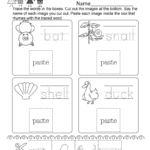 Rhyming Words Worksheet  Free Kindergarten English Worksheet For Kids Inside Rhyming Worksheets For Preschoolers