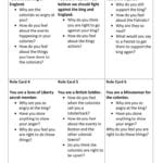 Role Cards During The American Revolution Worksheet  Free Esl Pertaining To American Revolution Worksheets