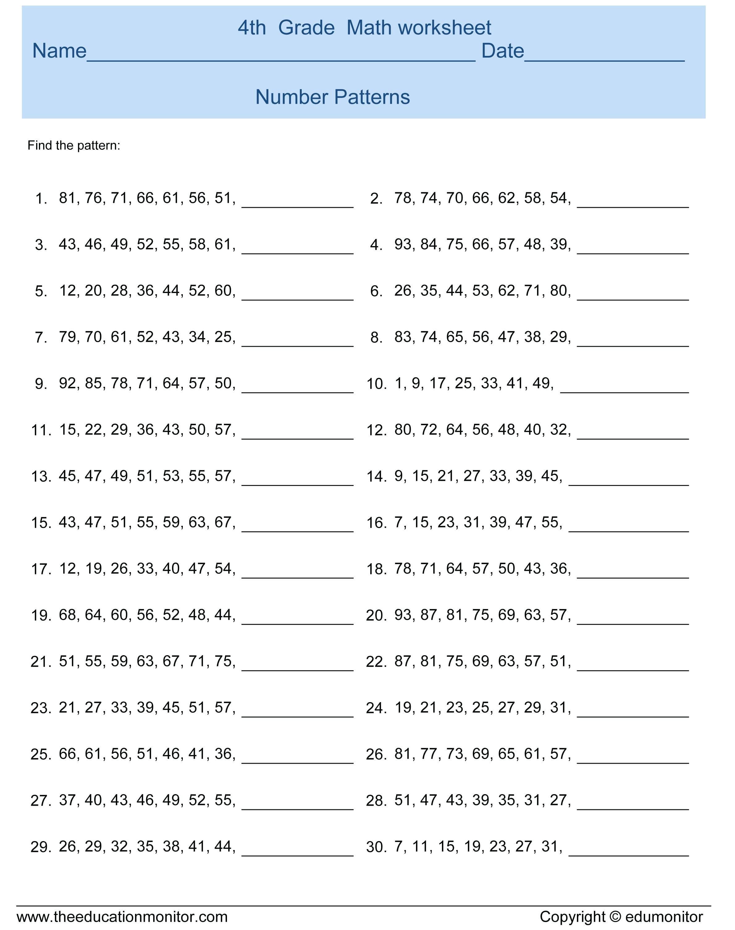 Rounding Worksheets 4Th Grade For Print  Math Worksheet For Kids And Rounding Worksheets 4Th Grade