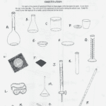 Science Equipment Drawings At Paintingvalley  Explore With Laboratory Equipment Worksheet