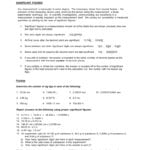 Scientific Notation  Sig Figs Worksheet Intended For Scientific Notation Worksheet Chemistry