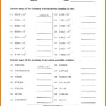 Scientific Notation Worksheet Works Answers Beautiful Deductions And For Scientific Notation Worksheet Chemistry