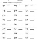 Second Grade Place Value Worksheets And Values Worksheet Pdf