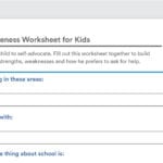 Self Awareness Worksheets For Kids For Social Emotional Learning Worksheets