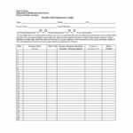 Selfemployment Ledger 40 Free Templates  Examples Or Self Employed Income Worksheet