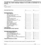 Seller Net Sheet  Fill Online Printable Fillable Blank  Pdffiller Intended For Seller Closing Cost Worksheet