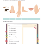 Semana De Ele Para Niños Día 5 Las Partes Del Cuerpo Pertaining To Espanol Para Ninos Worksheets