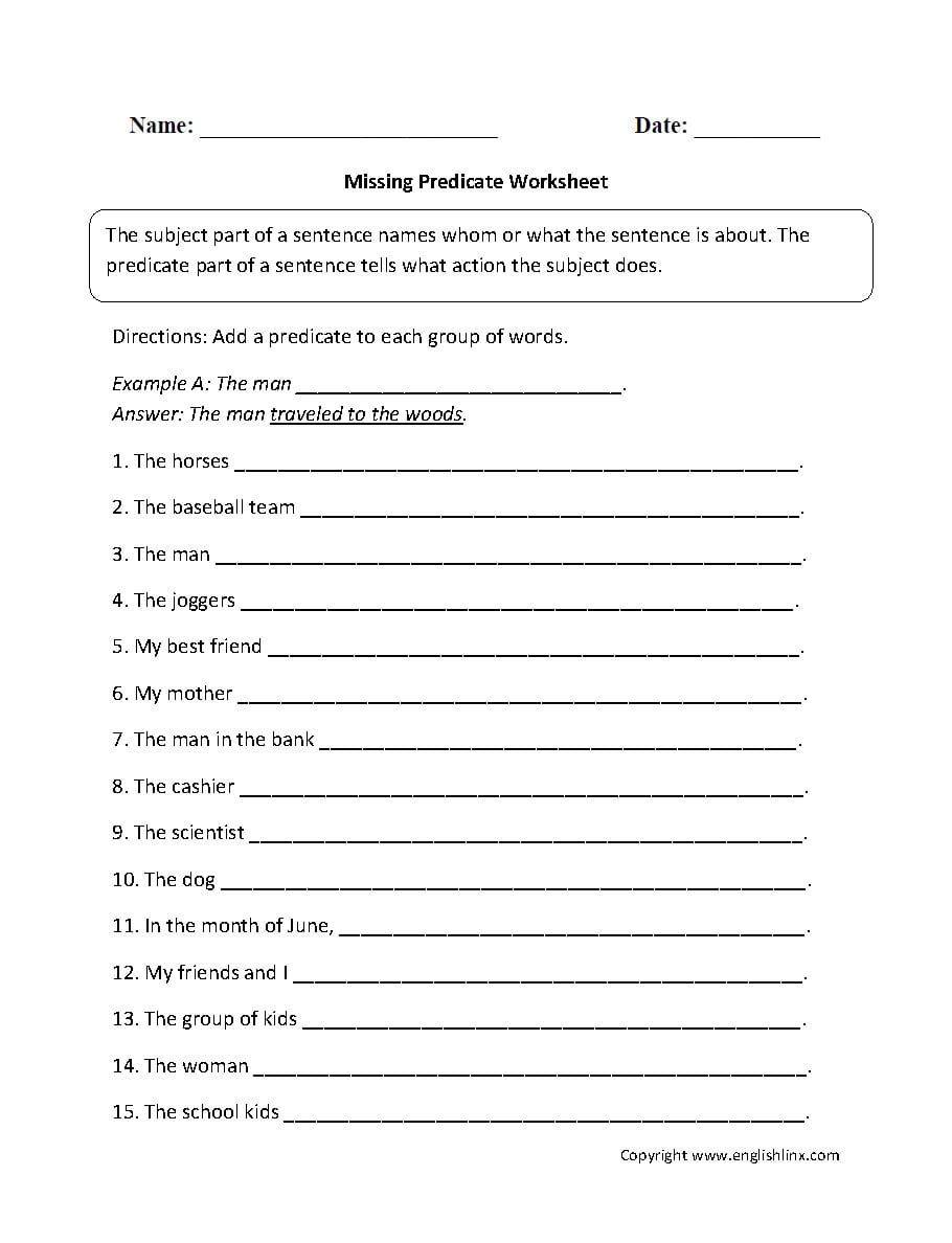 Sentence Structure Worksheets  Sentence Building Worksheets Intended For Sentence Structure Worksheets Pdf