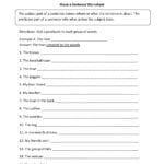 Sentence Structure Worksheets  Sentence Building Worksheets Throughout Sentence Structure Worksheets