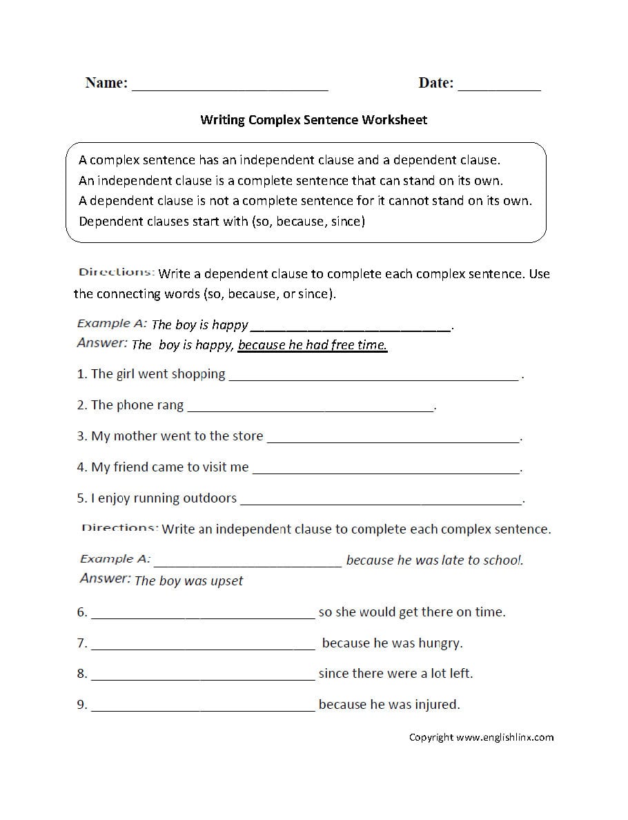 Sentence Structure Worksheets  Types Of Sentences Worksheets With Sentence Structure Worksheets Pdf