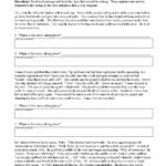 Setting Worksheet 1  Preview Pertaining To Setting A Purpose For Reading Worksheet