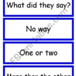 Sight Word Sentencephrase Cards  Esl Worksheetmandysue83 Along With Sight Word Sentences Worksheets
