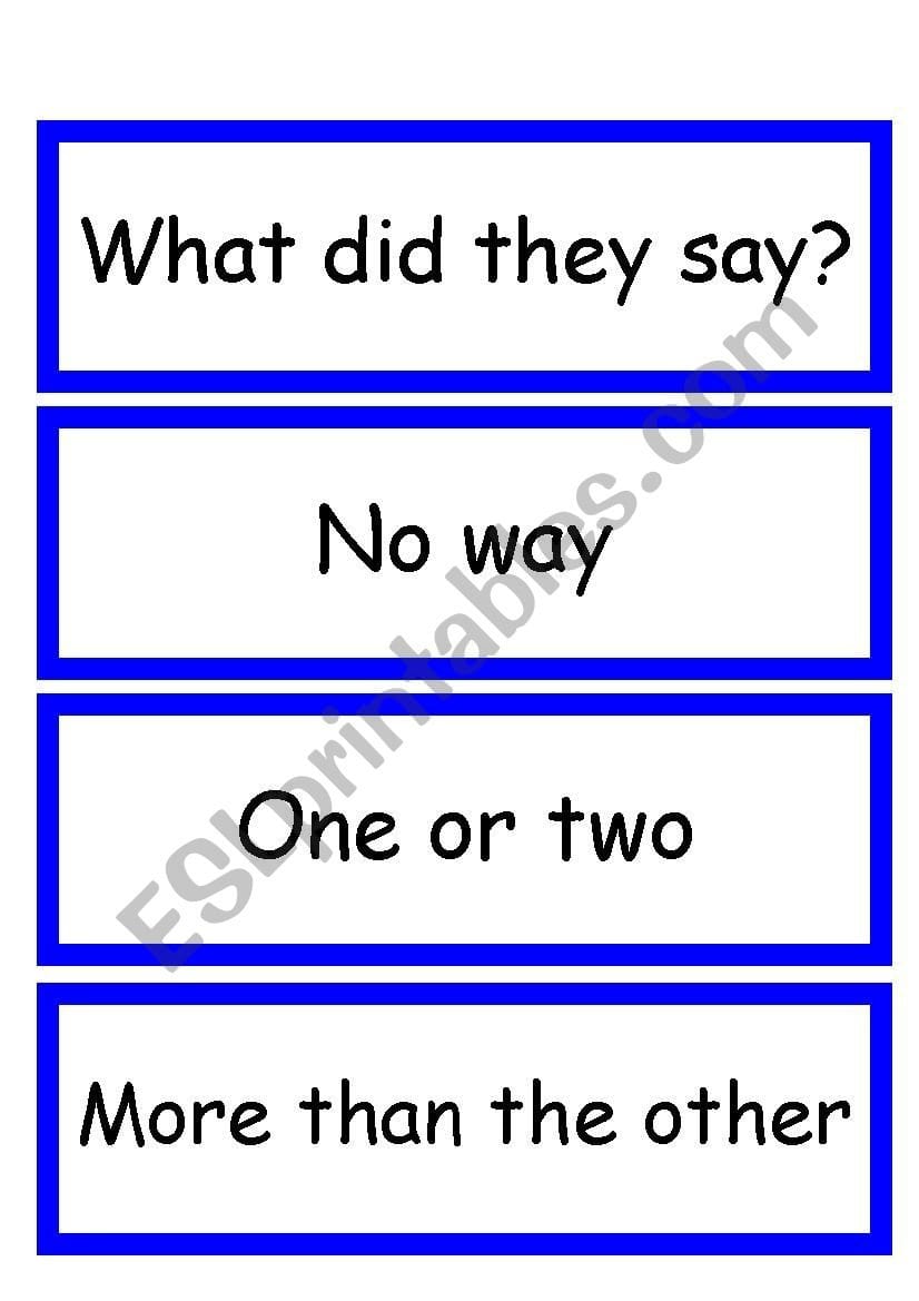 Sight Word Sentencephrase Cards  Esl Worksheetmandysue83 Along With Sight Word Sentences Worksheets