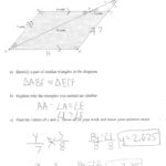 Similar Triangles  1 Students Are Asked Locate A Pair Of Similar In Proportions And Similar Figures Worksheet