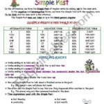 Simple Past Spelling Rules  Esl Worksheetmontesdegira With Spelling Rules Worksheets